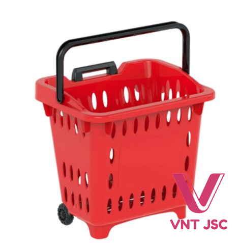 Giỏ kéo siêu thị - Kệ siêu thị VNT JSC