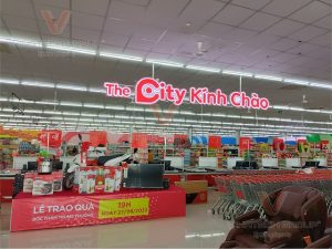 Dự án lắp kệ siêu thị The City tại Thanh Hóa 2